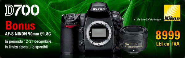 Nikon D700 body + Bonus Nikon 50mm f/1.8 AF-S