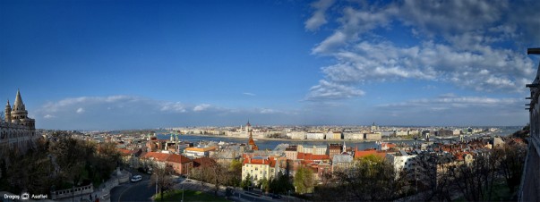 Budapesta - Panoramă de la Castelul Buda