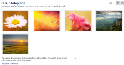 O zi, o fotografie pe Facebook O zi, o fotografie