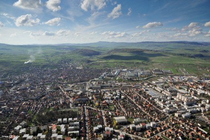 Odorheiu-Secuiesc fotografiat din girocopter Odorheiu-Secuiesc fotografiat din girocopter