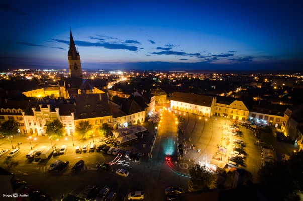#PrinSibiulMeu - Sibiul fotografiat noaptea