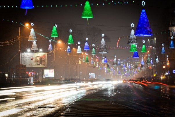 Bucureștiul în lumini de sărbătoare