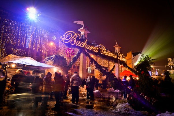 Bucureștiul în lumini de sărbătoare