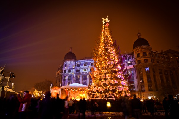 Bucureștiul în lumini de sărbătoare