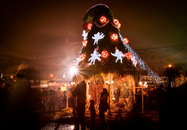 Bucureștiul în lumini de sărbătoare