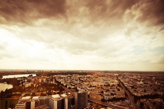 Bucureștiul fotografiat de pe Sky Tower