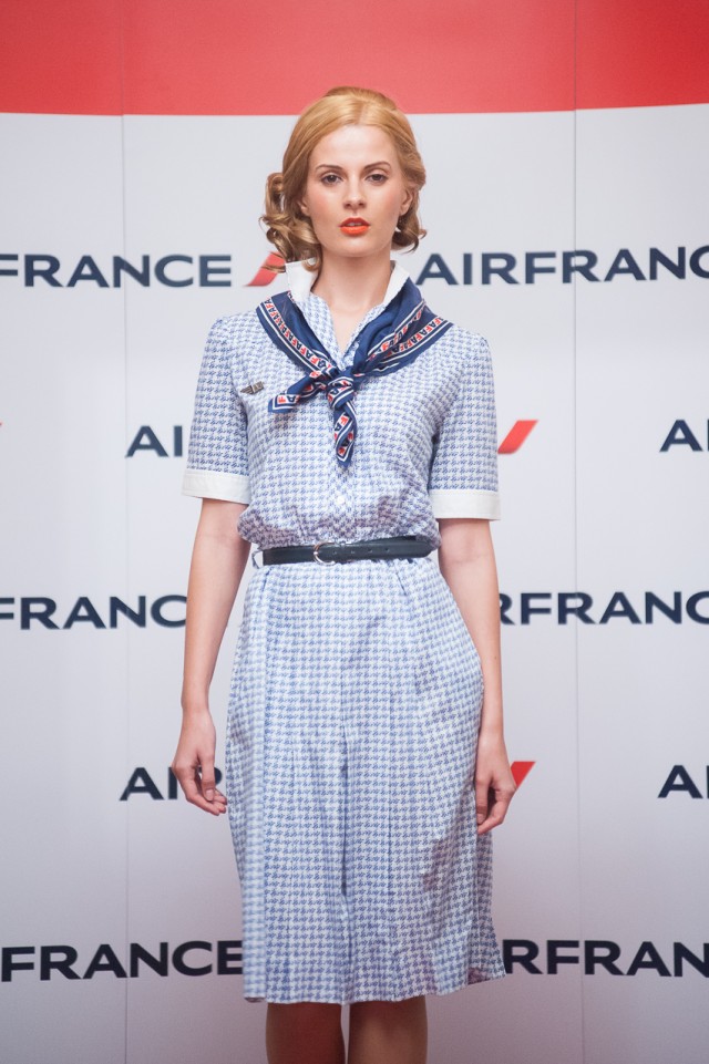 Prezentare de modă - Ținutele stewardeselor Air France