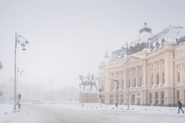 Iarna în București - Primele fotografii 16