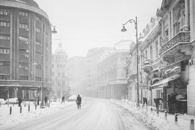 Iarna în București - Primele fotografii 18